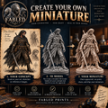 Custom Fantasy Miniature | Create Your Own Character | 32mm Resin Mini